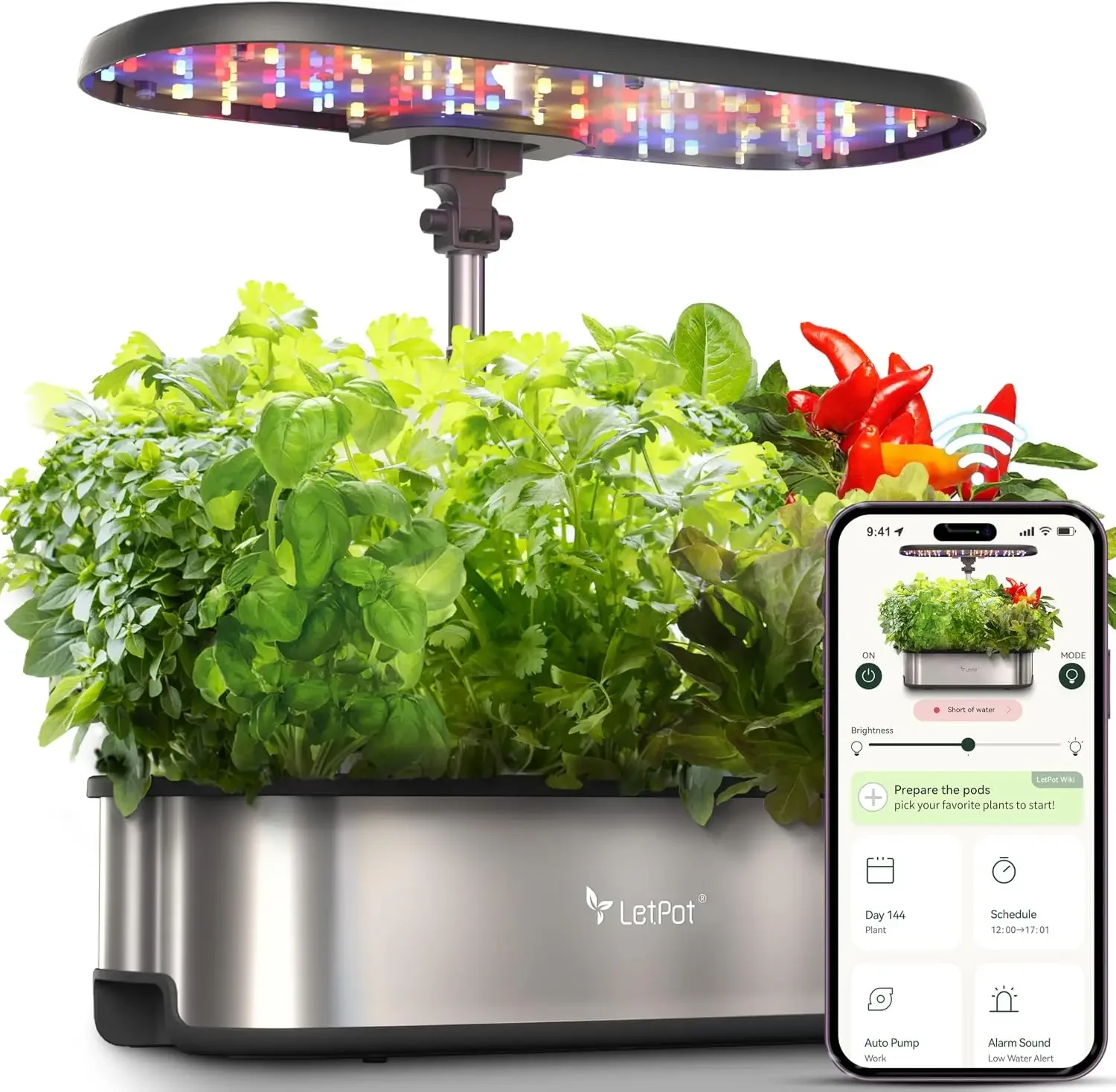 Smart Pod Garden - LETPOT LPH-SE Hydroponics Growing System, 12