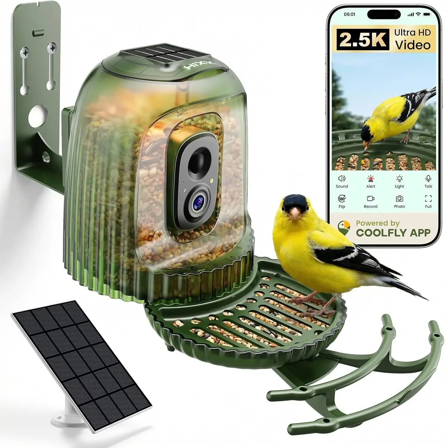 Smart Bird Feeder Camera - Smart Bird Feeder 4MP Camera Auto