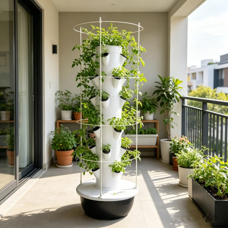 9 Layer Aeroponic Hydroponic V - Smart Garden Vertical ulasan dan harga