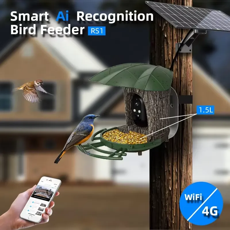 Elecpet AI Smart Bird Feeder C - Smart Bird Feeder Camera ulasan dan harga