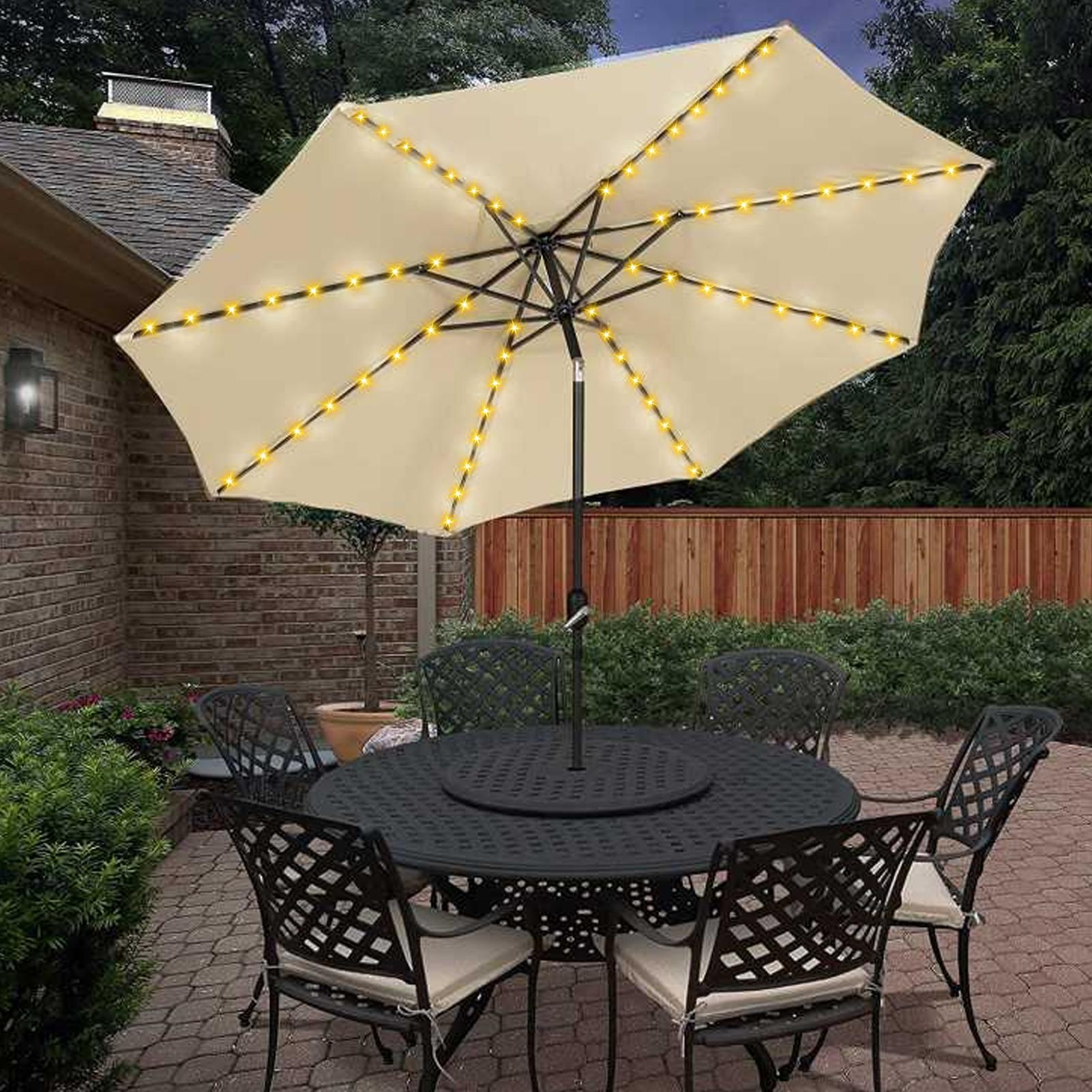 Garden LED Umbrella String Lig - Smart Garden Umbrella ulasan dan harga