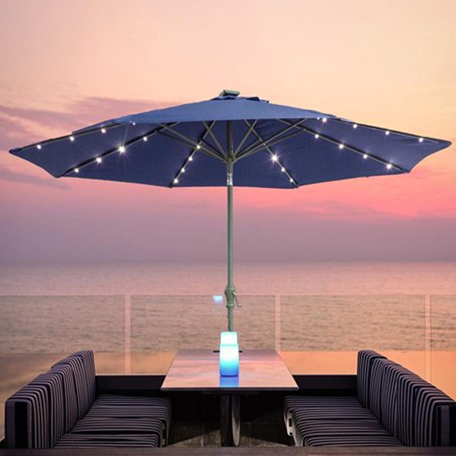 Garden LED Umbrella String Lig - Smart Garden Umbrella ulasan dan harga
