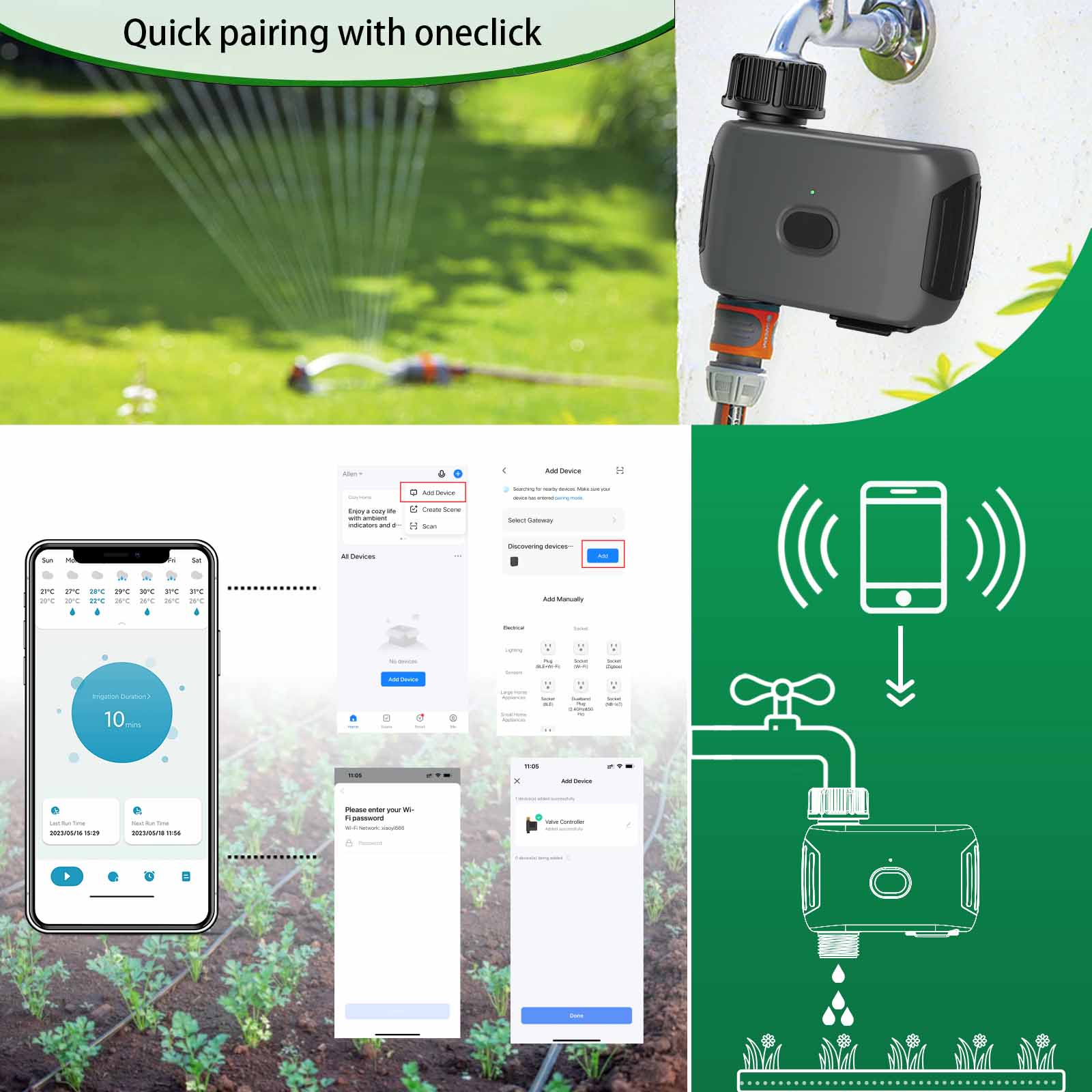 INSOMA automatic plant irrigat - Smart Garden Kitchen ulasan dan harga
