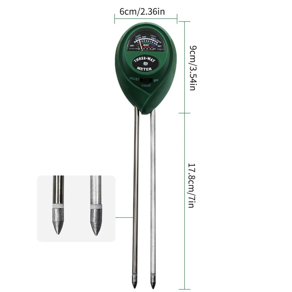 3 in 1 Soil PH Meter Sunlight  - Soil Test Digital ulasan dan harga