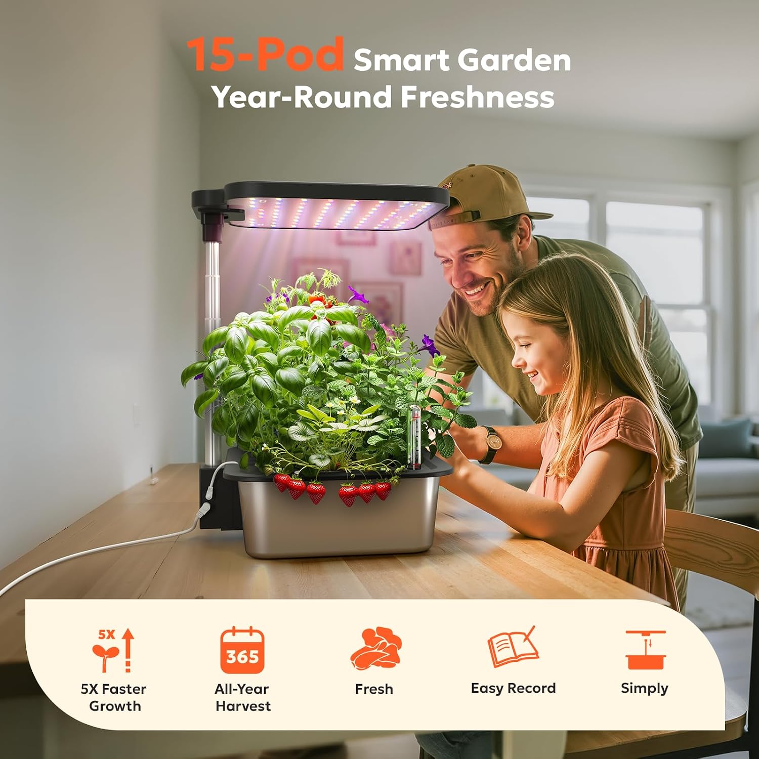 Smart Hydroponics Growing Syst - Smart Pod Garden ulasan dan harga
