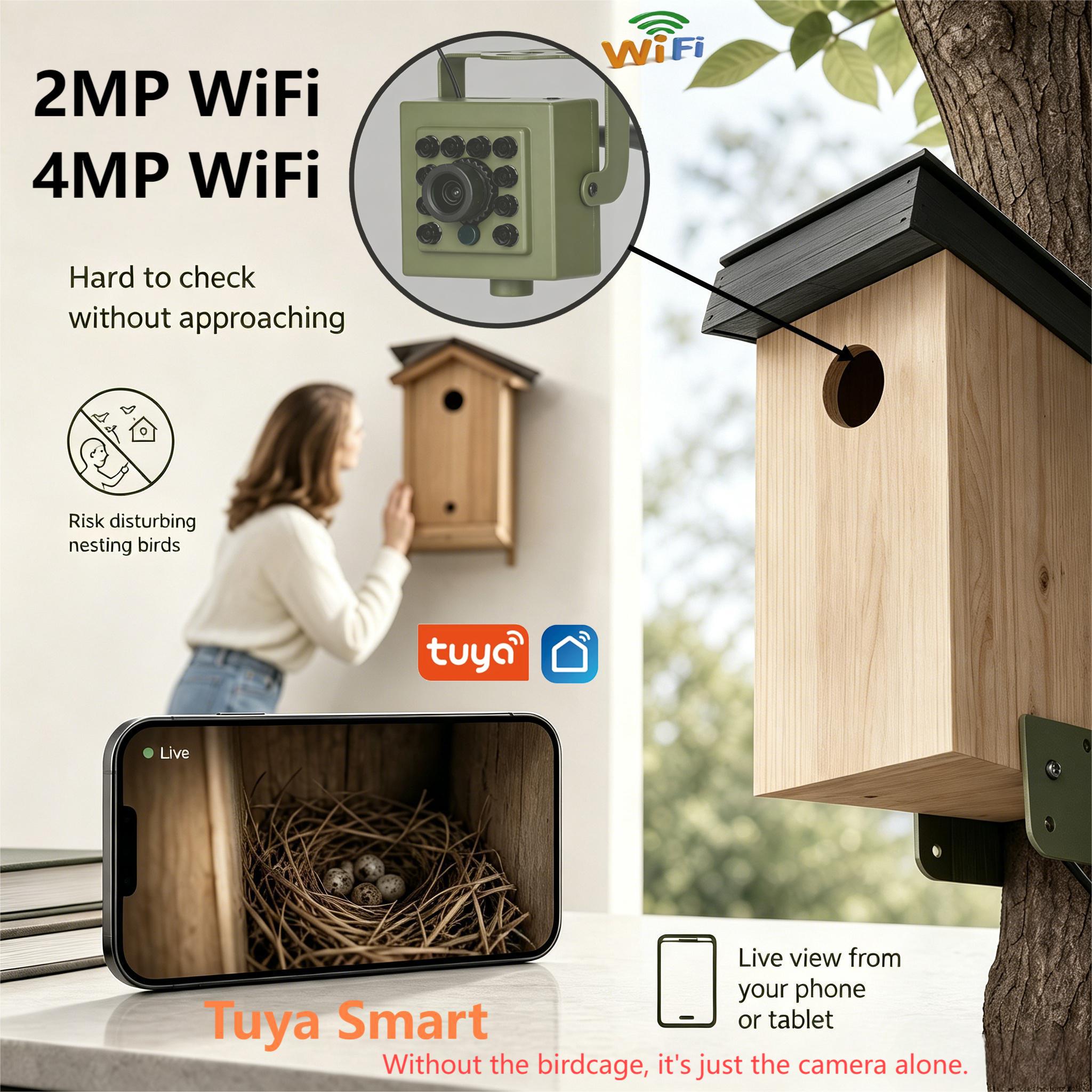 4MP Tuya Smart Life WiFi HD Ca - Smart Bird Feeder Camera ulasan dan harga