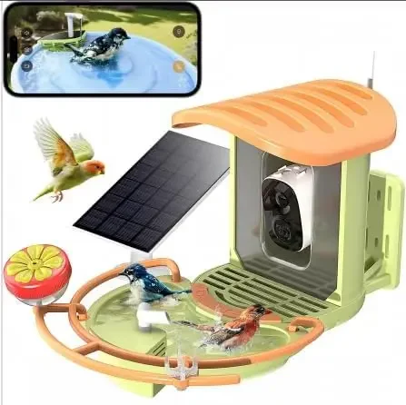 Bird Feeder Camera 2K HD Solar - Smart Bird Feeder Camera ulasan dan harga