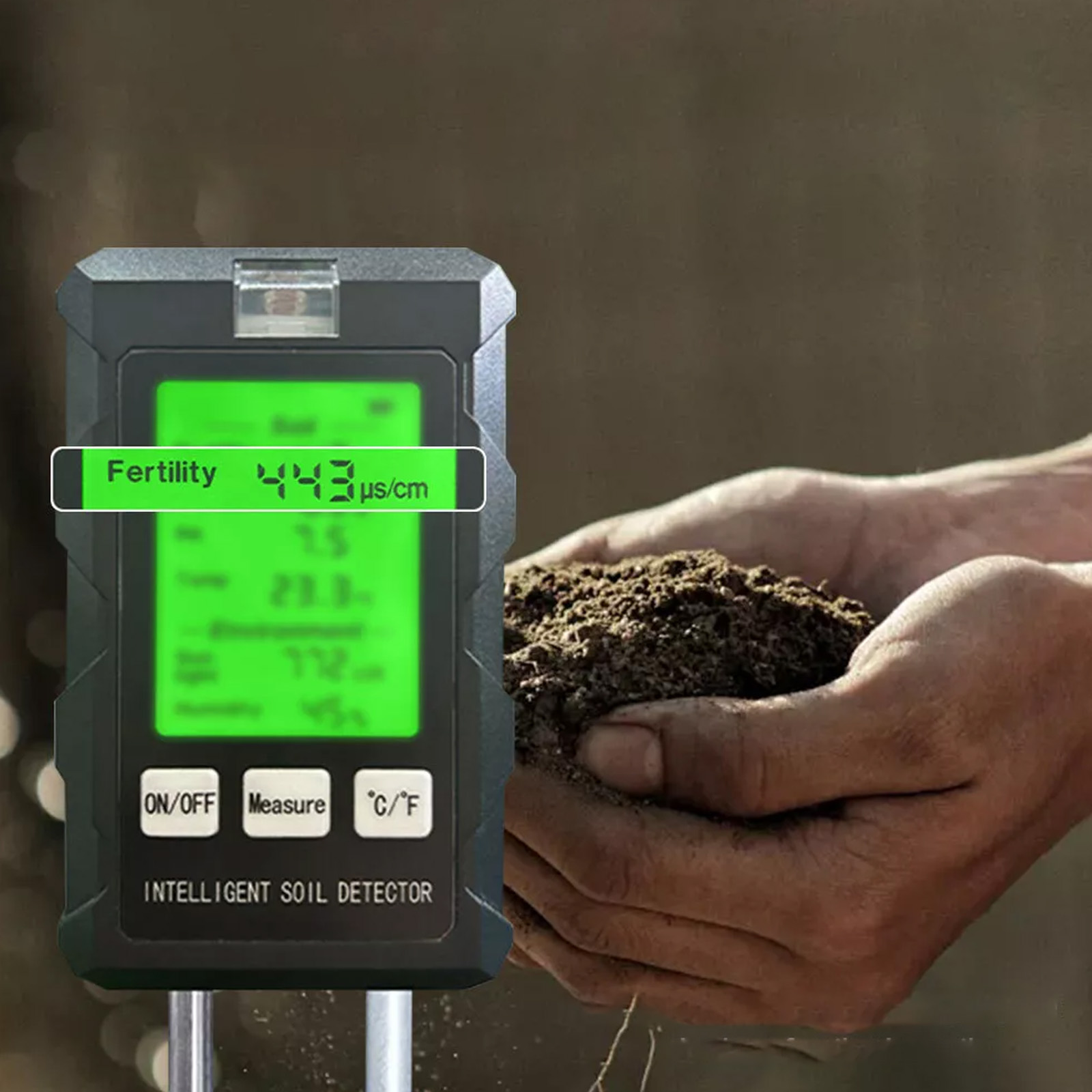 【2026 New】High Accuracy 6 In 1 - Soil Test Digital ulasan dan harga