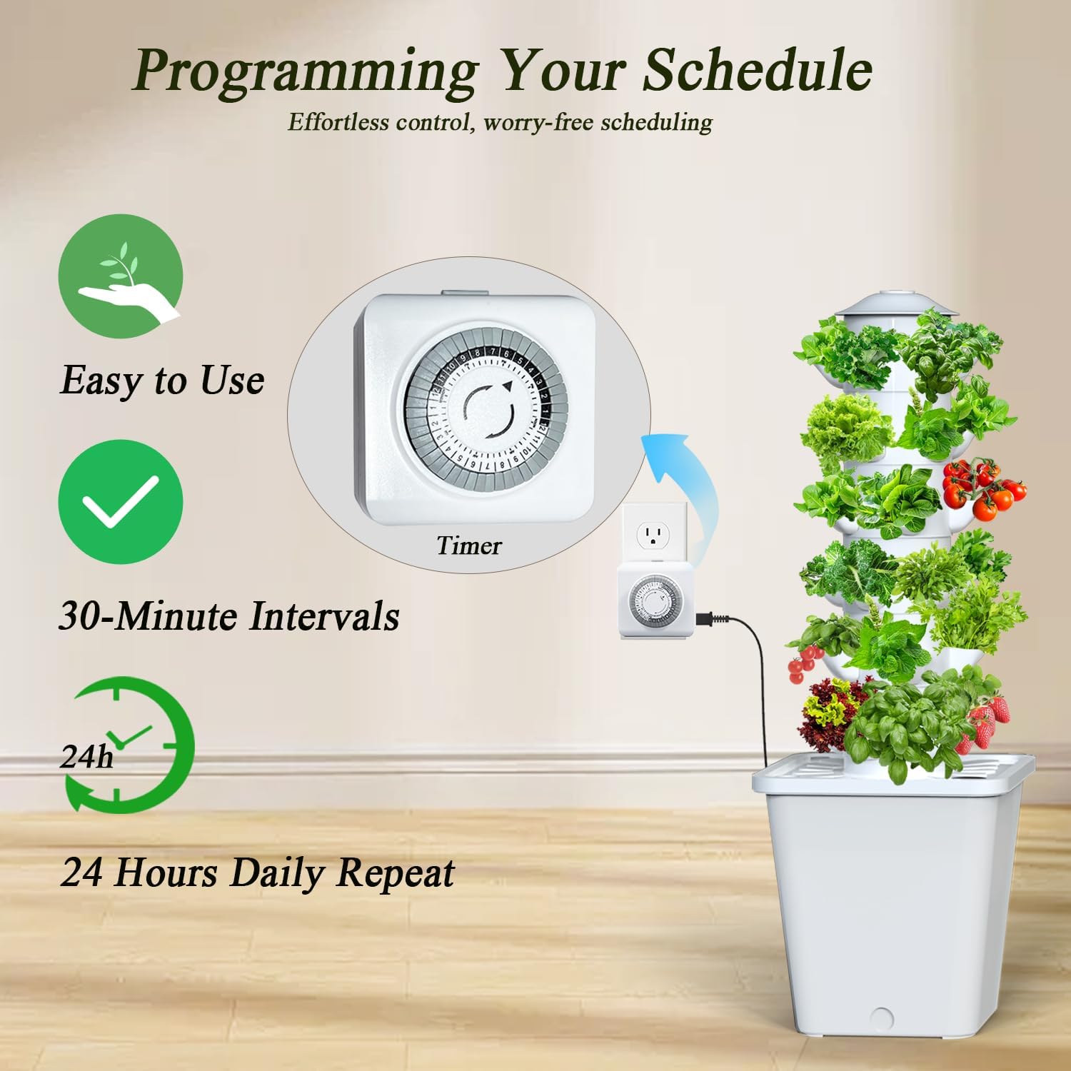 Hydroponics Growing System 30P - Smart Garden Vertical ulasan dan harga