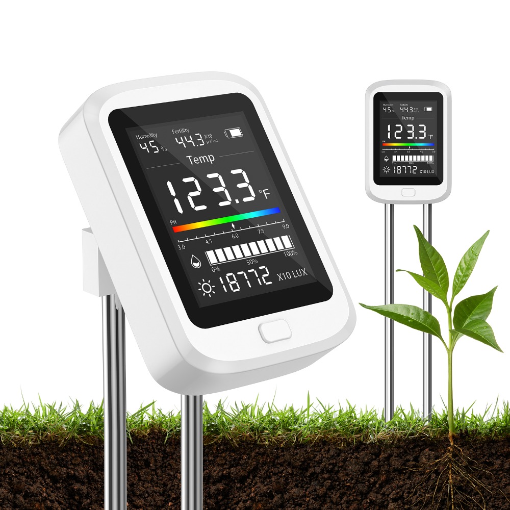 6-in-1 Soil Test Kit Rechargea - Soil Test Digital ulasan dan harga