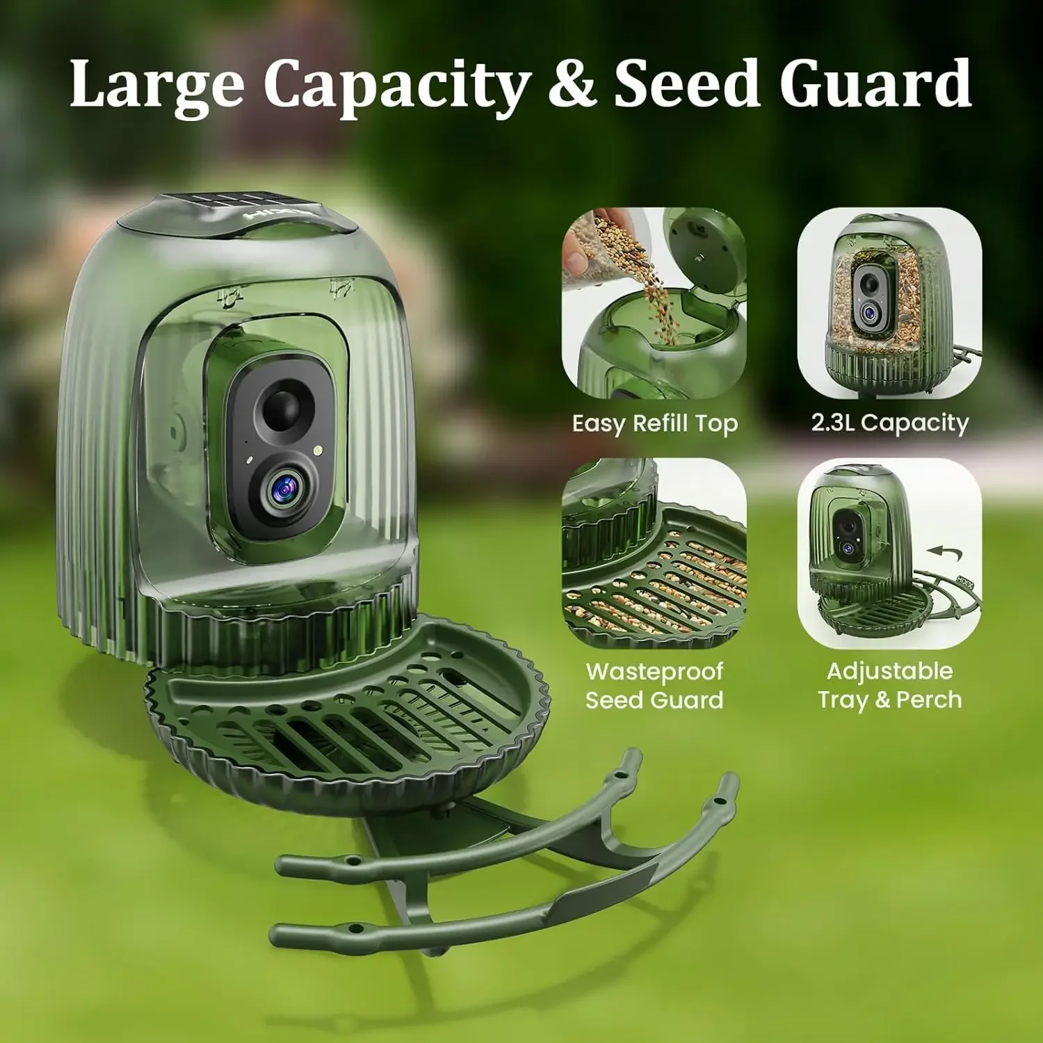 Smart Bird Feeder 4MP Camera A - Smart Bird Feeder Camera ulasan dan harga