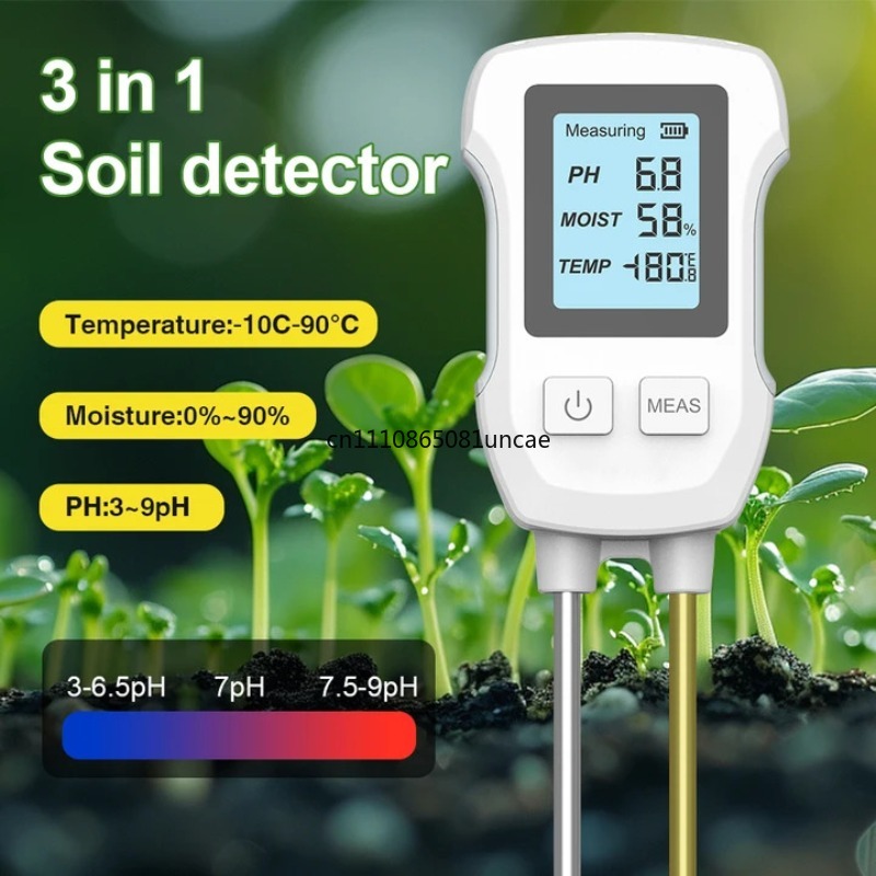 Digital 3 In 1 Soil Tester PH  - Soil Test Digital ulasan dan harga