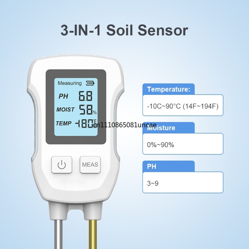 Digital 3 In 1 Soil Tester PH  - Soil Test Digital ulasan dan harga