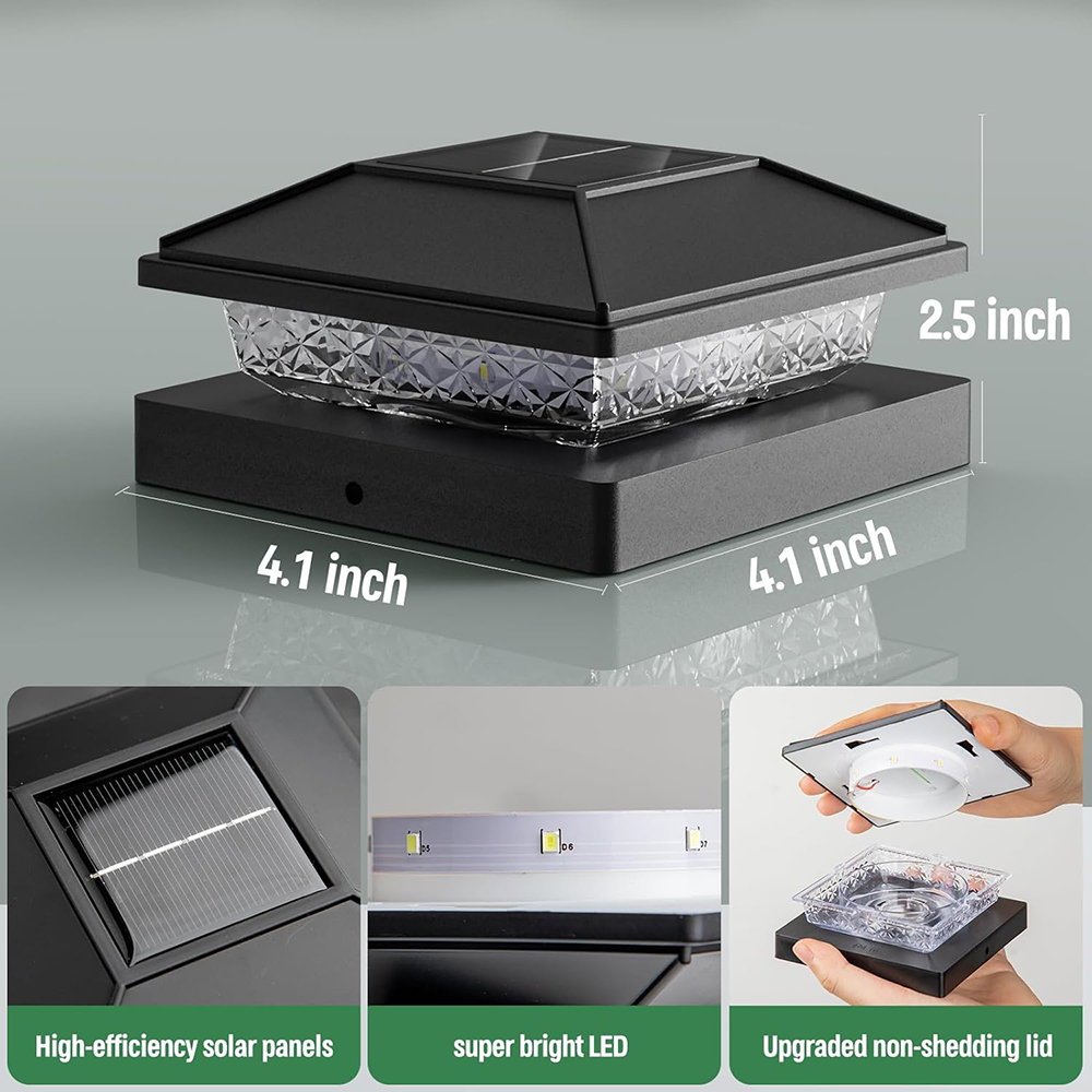 6/12X Outdoor Solar Post Cap L - Smart Garden Smart Fence ulasan dan harga