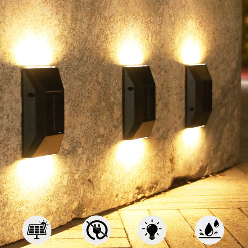 1/2/4/6/8PCS Smart LED Solar L - Smart Garden Smart Fence ulasan dan harga
