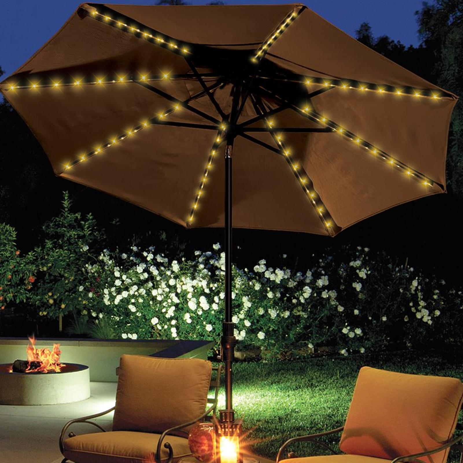 Solar Garden Umbrella Light So - Smart Garden Umbrella ulasan dan harga