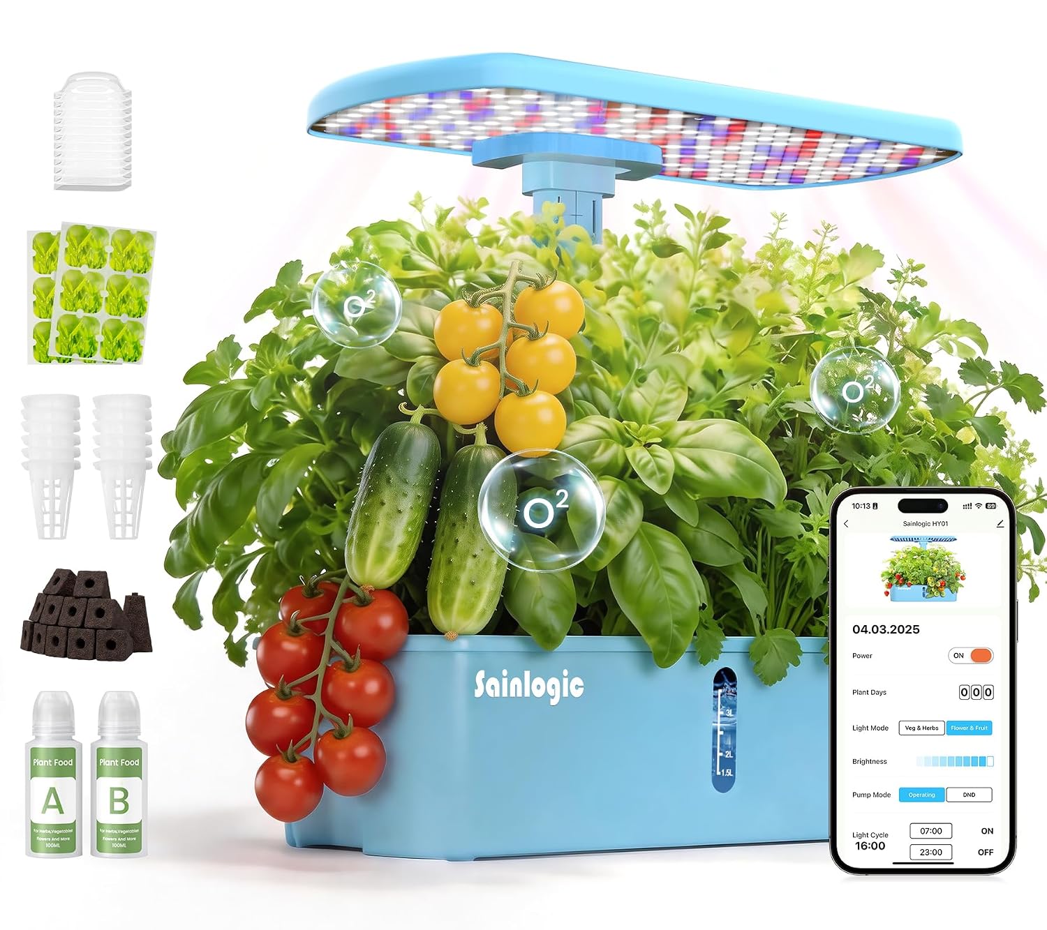 Smart 12 Pods Hydroponics Grow - Smart Pod Garden ulasan dan harga