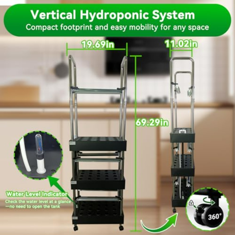 Indoor hydroponics growing sys - Smart Garden Vertical ulasan dan harga