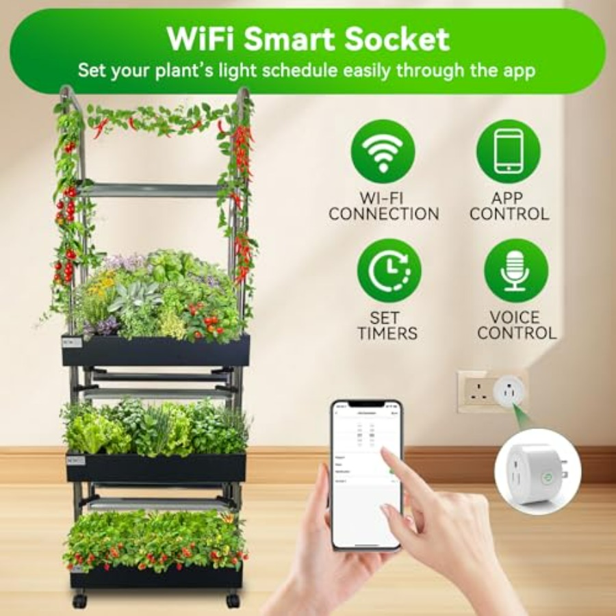 Indoor hydroponics growing sys - Smart Garden Vertical ulasan dan harga