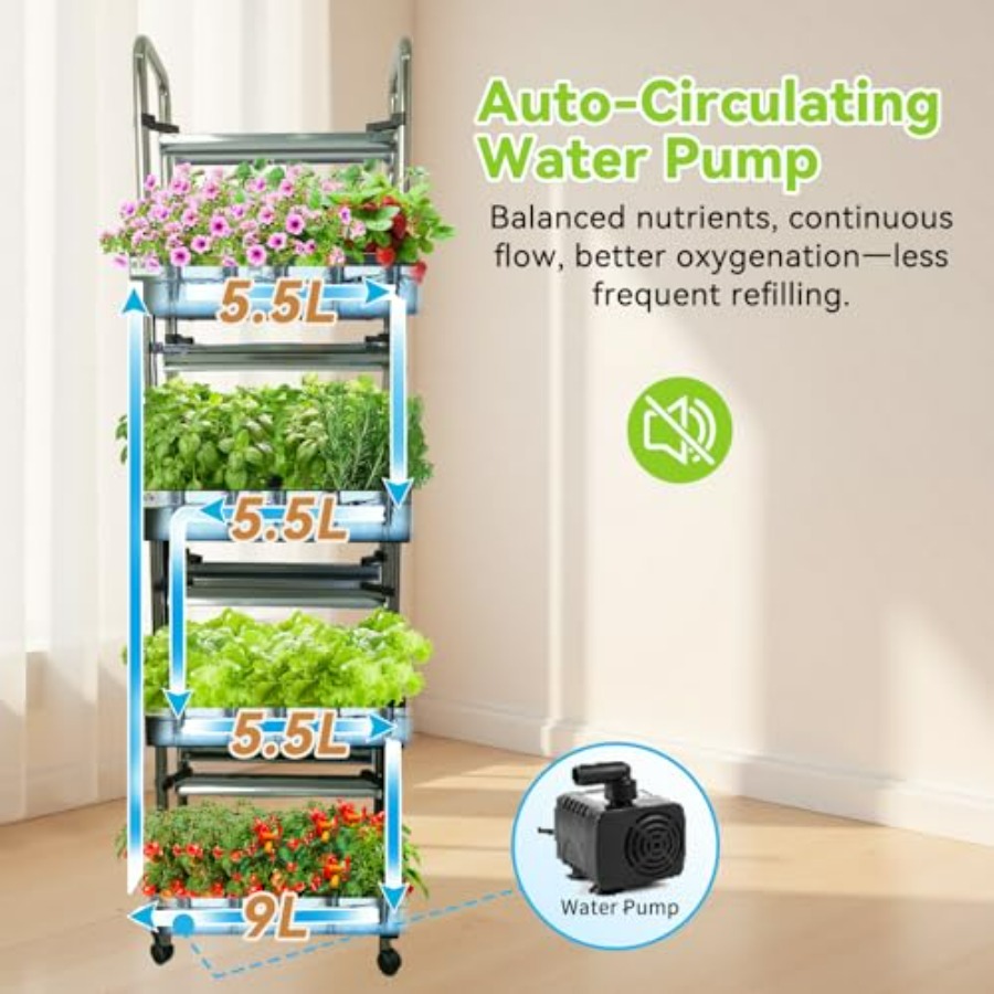 Indoor hydroponics growing sys - Smart Garden Vertical ulasan dan harga