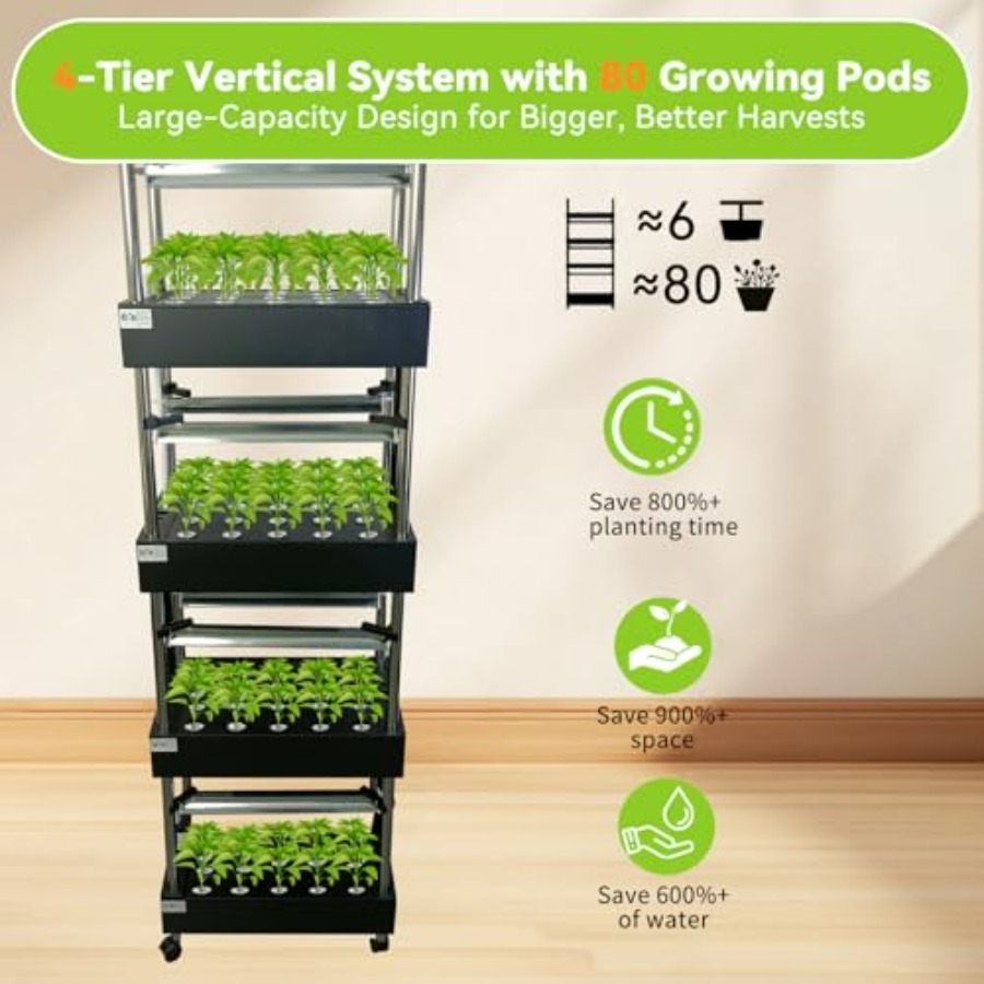 Indoor hydroponics growing sys - Smart Garden Vertical ulasan dan harga