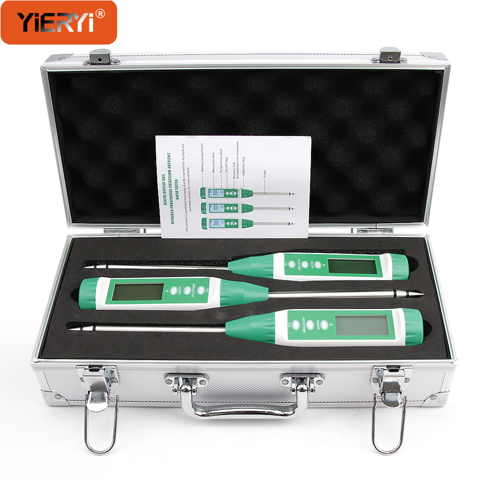 Yieryi Soil Test Kit NPK Meter - Soil Test Digital ulasan dan harga