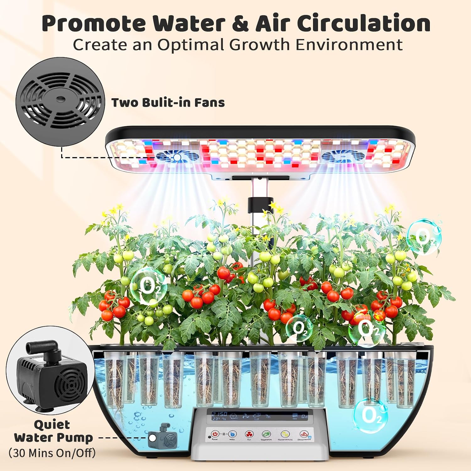 17 Pods Hydroponics Growing Sy - Smart Pod Garden ulasan dan harga