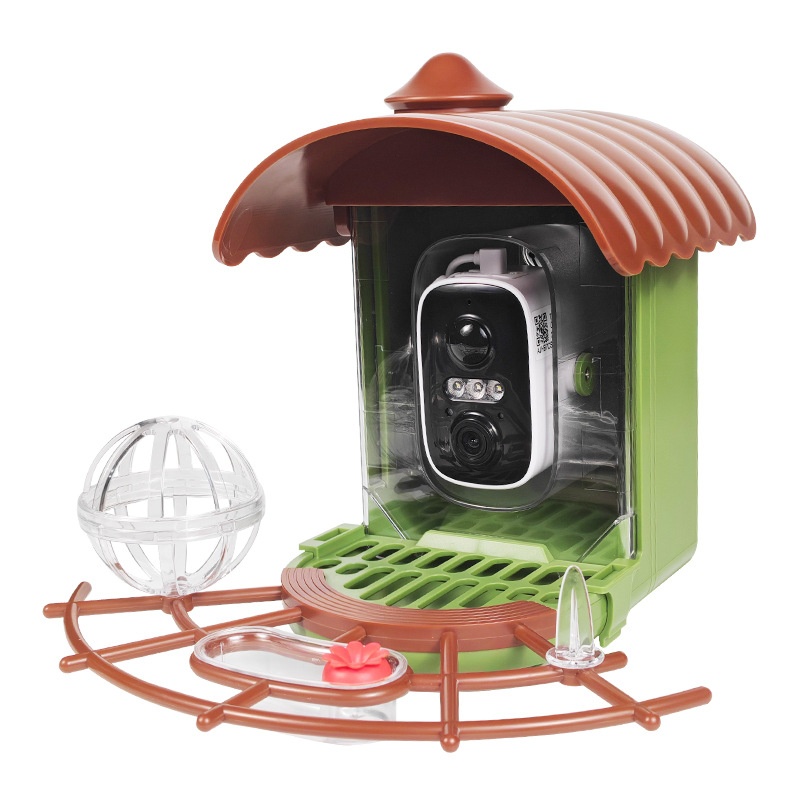Outdoor Solar-Powered Automati - Smart Bird Feeder Camera ulasan dan harga