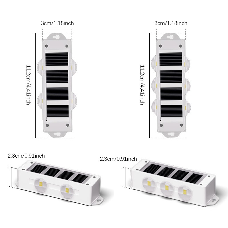 Pop 4Pcs Solar Wall Lights Wit - Smart Garden Smart Fence ulasan dan harga