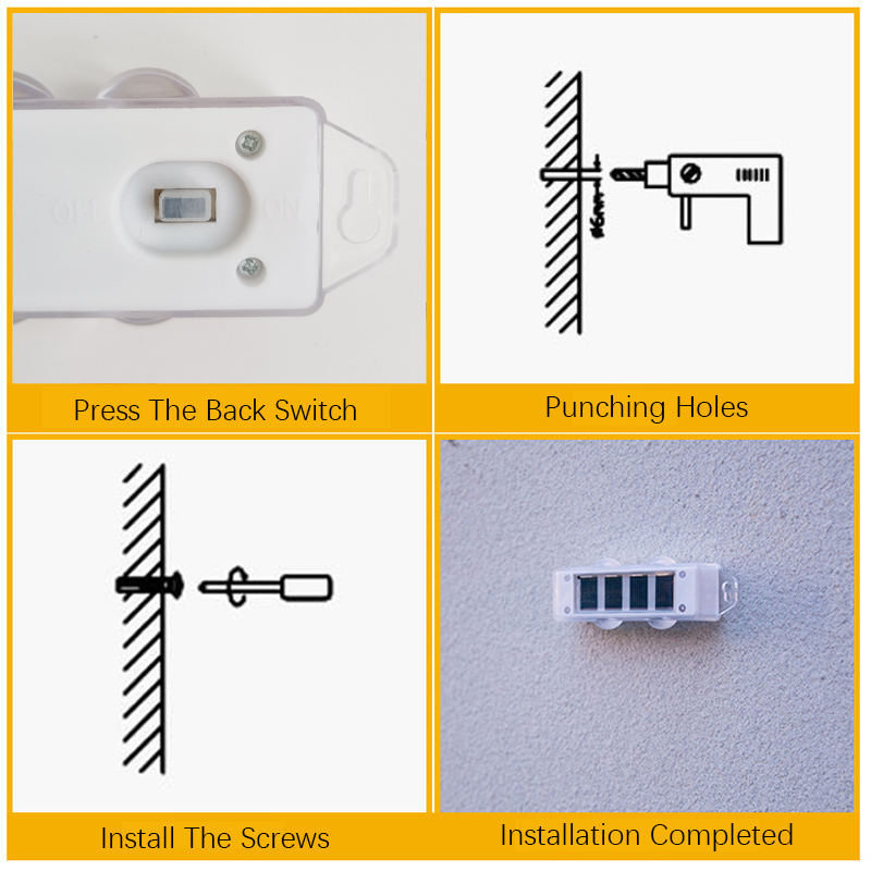 Pop 4Pcs Solar Wall Lights Wit - Smart Garden Smart Fence ulasan dan harga