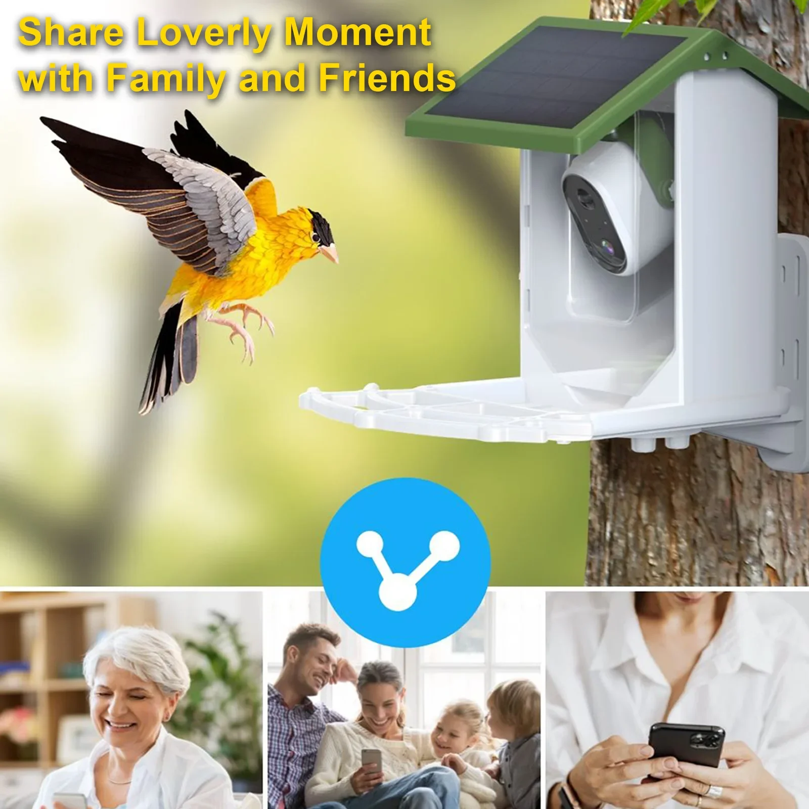 Hot Selling Cross border wild  - Smart Bird Feeder Camera ulasan dan harga